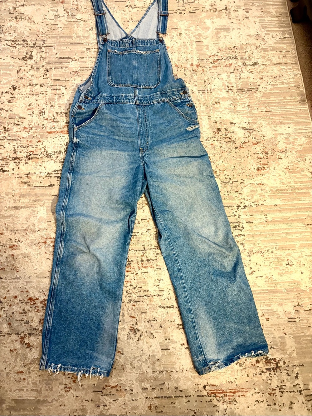 H&M Light Blue Denim Overalls